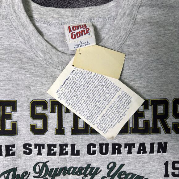 Steelers Dynasty Vintage Long Gone 1993 Long Sleeve Shirt Large NWT Graphic - Picture 6 of 16